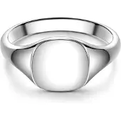 Männerglanz Ring aus Sterling Silber in silber | Gr.: 56