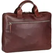 Jost Lund Businessbag S 1 Comp. brown