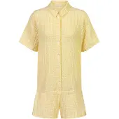 Mey Pyjama-Set Serie Vichy Dream Lemon Butterfly | Größe XXL