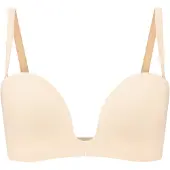 Bye Bra BH Deep Plunge Strapless Bra Damen Beige-L