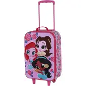KARACTERMANIA Disney Princess Flowers Soft 3d Koffer Auf Rollen