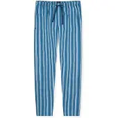 Schiesser Pyjamahose Herren Baumwolle blau gestreift, 48 742596-0004-00480