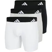 Adidas Boxershorts Active Flex Cotton Herren Black / Grey / White (3er-Pack)-XL