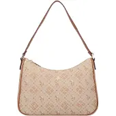 U.S. POLO ASSN. Schultertasche New Hampton Hobo Bag Biscuit hellbraun