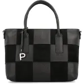 PICARD Schultertasche Handtasche Chess Shopper Black schwarz