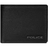 Police Geldbörse RFID Schutz Leder 12 cm
