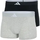 Adidas Unterhosen Active Flex Cotton Body Herren Black / Grey (2er-Pack)-S