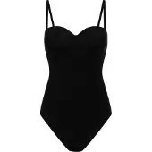 Hunkemoller Glatter gepolsterter Body Schwarz