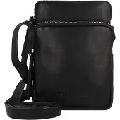 Greenburry Leder Umhängetasche Colombiana Mini Shoulderbag Black schwarz