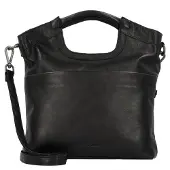 Green Burry GREENBURRY Leder Schultertasche Umhängetasche Colombiana Shoulderbag Black schwarz