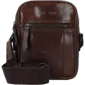 Green Burry GREENBURRY Umhängetasche Newport Crossover Bag Coffee dunkelbraun