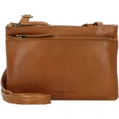 Green Burry GREENBURRY Leder Umhängetasche Colombiana RV Shoulderbag 3 Zip Nougat braun