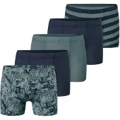 Schiesser Retro Boxer Jungen Jersey mehrfarbig bedruckt, 140 773742-0003-01400