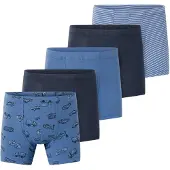 Schiesser 5er-Set: Boxershorts in Dunkelblau - 98