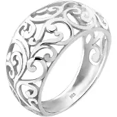Elli Ring Ornament Floral Emaille 925Er Sterling Silber Elli Silber