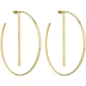 Liebeskind berlin Ohrringe - Edelstahl The Basic Big - Gr. unisize - in Gold - für Damen
