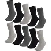 Occulto Herren Diabetikersocken 10er Pack (Modell: Goetz) 10GreyMix 39-42 10 St