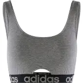 Adidas Sport-BH Adidas Scoop Bralette Damen Heather Grey-XXL