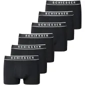 Schiesser Herren Shorts 6er Pack - Serie "95/5", Logobund, S-XXL