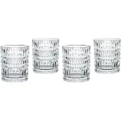 Nachtmann Whiskyglas "Tumbler Ethno 300 ml 4er Set transparent"
