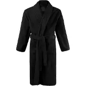 JP 1880 Bademantel in schwarz | Gr.: 4XL