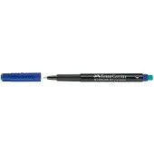 Faber-Castell Marker Multimark, inkl. Spezialradierer, blau, F, permanent