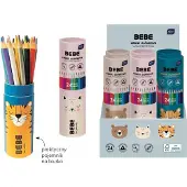 Bebe Bleistiftstifte 24 Farben BB Kids Tube Mix