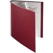 FolderSys Sichtbuch DIN A4, 40 Hüllen bordeaux