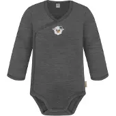 Normani Baby Merino Wickelbody Langarm "Kaitaia" - 9327
