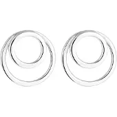 Elli Ohrringe Kreis Ringe Basic Geo Minimal 925 Sterling Silber Elli Silber