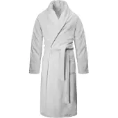 Normani Herren Premium Bademantel Basic in Weiß | Gr.: S