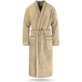 Normani Bademantel Lean in Beige | Gr.: XXL
