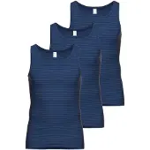 Ammann Unterhemd 3er Pack in Dunkelblau | Gr.: 3XL