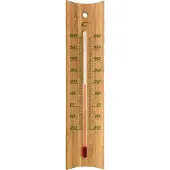 TFA Analoges Innen-Außen-Thermometer aus Bambus 12.1049 wetterfest
