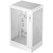 DeepCool CH270 Digital WH, Mini Tower, PC, Weiß, micro ATX, Mini-ITX, Acrylnitril-Butadien-Styrol (ABS), SPCC, Gehärtetes Glas, 17,4 cm