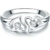 Trilani Ring Sterling Silber Zirkonia in silber | Gr.: 58