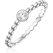 Glanzstücke Ring Sterling Silber Zirkonia in silber | Gr.: 52
