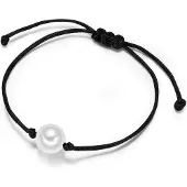 Yokoamii Armband Muschelkernperle in schwarz | Gr.: onesize