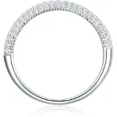 Trilani Ring - Sterling Silber Ring Zirkonia - Gr. 52 - in Silber - für Damen