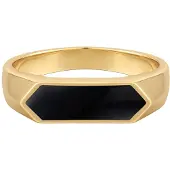 Glanzstücke Ring - Sterling Silber Ring - Gr. 58 - in Gold - für Damen