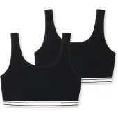 Schiesser Bustier 95/5 Organic Cotton in Schwarz | Gr.: 176