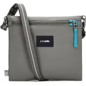 Pacsafe Umhängetasche Go Crossbody Pouch Stone taupe