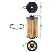 MAHLE ORIGINAL Ölfilter OX 401D für Opel Chevrolet Fiat Alfa Romeo Saab Corsa D Meriva A