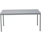 Proregal Bürotisch Wolf | Rechteckig | HxBxT 75x140x70 cm | Grau
