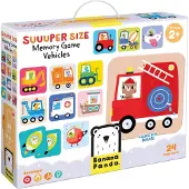 Banana Panda memo Spiel mit Fahrzeuge Super Größe 2+