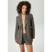 Aniston CASUAL Longblazer in anthrazit-dunkelbraun-helltaupe-hellbraun | Gr.: 36