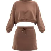 Tom Barron Freizeitanzug Women Sweatshirt And Skirt Set in GRAU | Gr.: XS