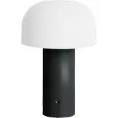 Leitmotiv - Tischleuchte Luca Led - Schwarz - Ø15cm Tischlampe - Nachttischlampe, Wohnzimmer, Schlafzimmer