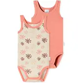 Schiesser 2er-Set: Bodys in Beige/ Orange | Gr.: 56