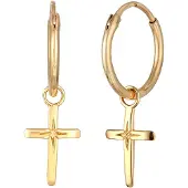 Elli Ohrringe 925 Sterling Silber in Gold | Gr.: onesize
